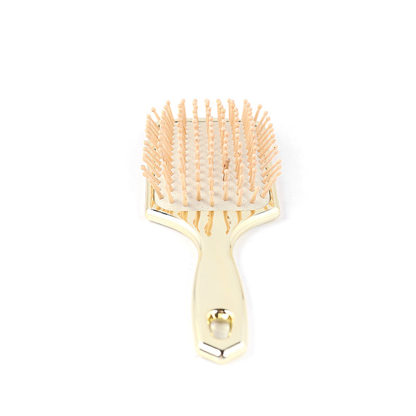 Soft Paddle Hair Brush (Gold) | Gold Hair Brush with Soft Bristle - Pai-Shau